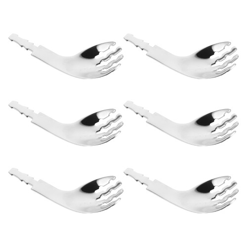 12Pièces Têtes Spork Adaptive Enfants Acier Pour Usage