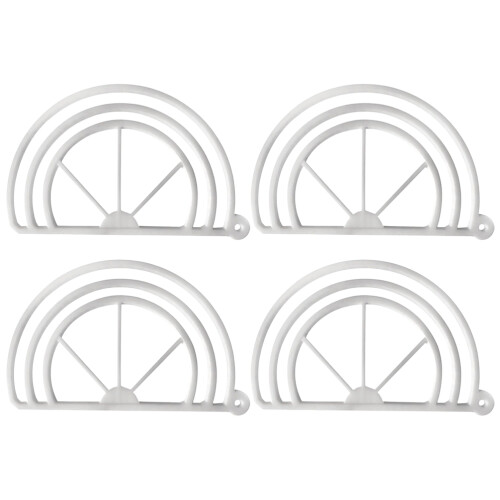20Pcs White Portable Hat Shaper for Various Brims Baseball Cap Tool