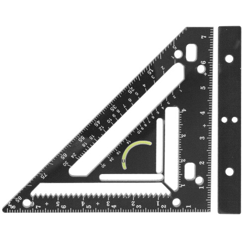 5Ensembles Équerre De Charpentier Noire Pour Mesures Angles Précis