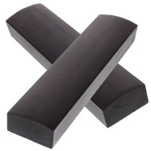 3Pcs Black Wood Rectangular Paperweight for Calligraphy & Home Use