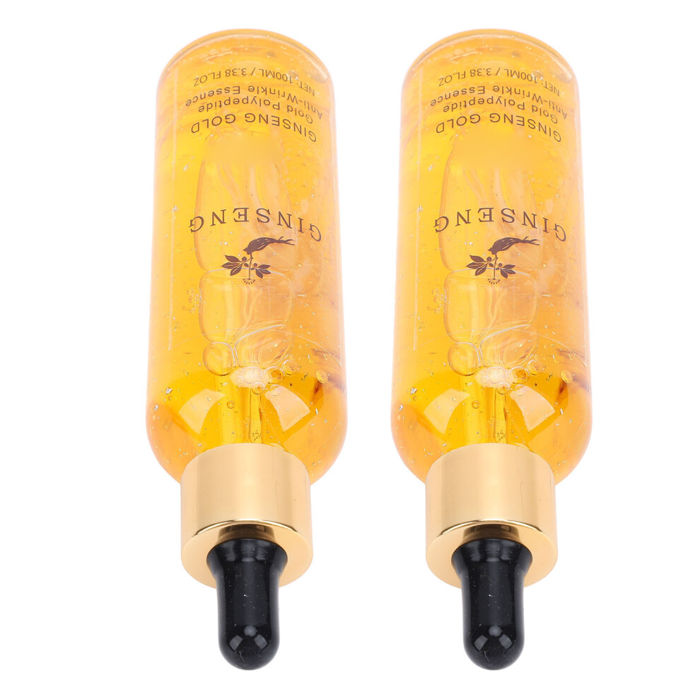 Gold 2Pcs Ginseng Polypeptide Anti-Wrinkle Serum 100Ml Liquid