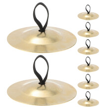 16Paires Cymbales Doigt En Cuivre Accessoires De Danse Et Fête