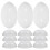 100St Witte Hoedhouder Van Plastic Voor Display En Bescherming 1