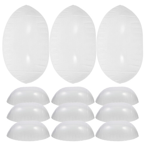 100St Witte Hoedhouder Van Plastic Voor Display En Bescherming