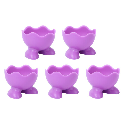 10Pièces Porte-Œufs En Silicone Violet Sécurisé Pour Usage Maison
