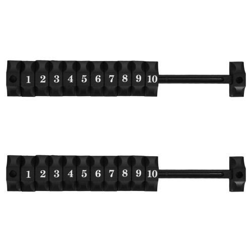2Ensembles Marqueurs Portables De Score Pour Jeux De Table Noir ABS