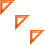3Pièces Règle Multifonction Bois Orange Angle Droit Outil Compact 11