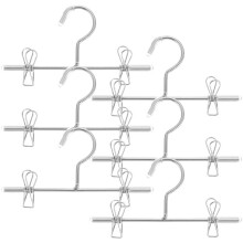 30St Duurzame Zilveren Mini Hangers Voor Poppenkleertjes En Decor