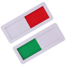 10St Privacy Deurbord Schuifindicator Kantoor Acryl Diverse Kleuren