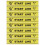 Gele PVC Werpmerk Accessoire Vloermarker 1