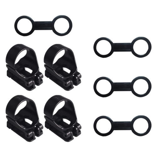 4Sets Universele Zwarte Snorkel Houder Voor Duikuitrusting