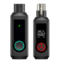 Neues Kabelgebundenes zu Drahtloses Mikrofonempfängersystem UHF 630MHz-690MHz Professionelles Transceiversystem Stecker und Spielen A
