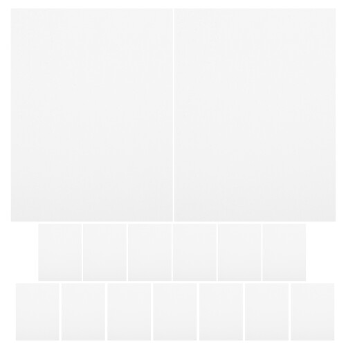 15Pièces Plateau D'affichage En Papier Pour Tri Précis