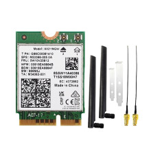 WiFi 6E AX211NGW WiFi Card with 8DB Antenna 5374Mbps Tri Band 2.4G/5G/6Ghz BT5.3 Wireless Network Card Adapter for Win11