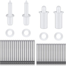 Reparatiesets voor Plantage Shutters met Gemengde Maten voor Het Onderhoud van Raamluiken (85 Stuks)