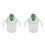 2Pièces De Rangement Avec Vert Silicone PP 7