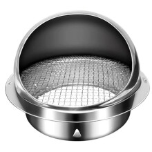 Köksfläktar och Ventiler Luftventilationsgaller Borstad Tjur Utvändig Utsug Torktumlare Ventilationsrör