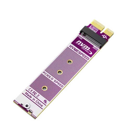 PCIe 5.0 X1 to M2 Adapter Card NVME SSD Expansion M-Key Interface M2 Support Solid-State Drive 8Gbps