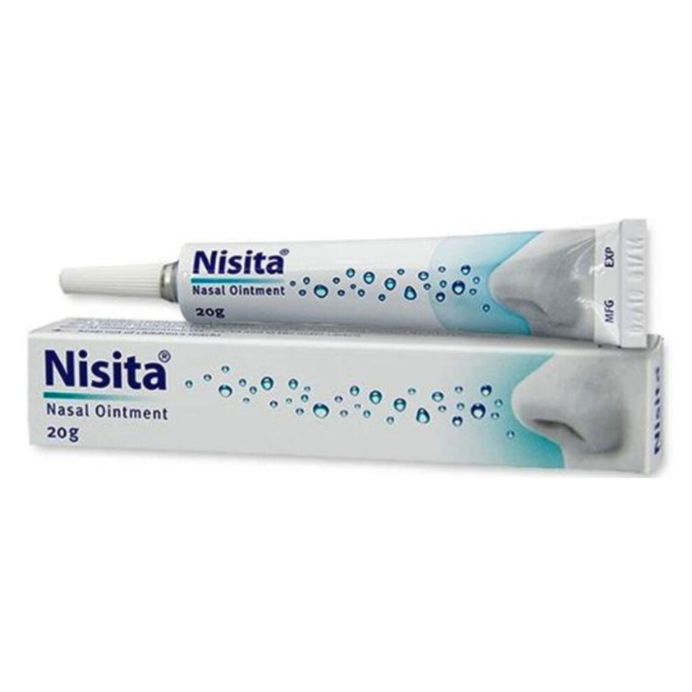 Nisita Nasal Ointment  Moisturizing Relief , Irritated & Crusty Nasal Passages, Natural Salt-Based Formula - 20g