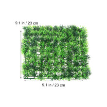 2Pcs Artificial Fish Tank Grass Mat Green Aquarium Mat for Decoration