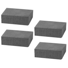 8Pcs Durable Erhu Practice Sponge Mutes Dark Grey Soft Sound Dampeners