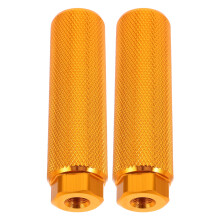 1Paire Pédales Vtt Jaune Aluminium 6061 Léger Antidérapant Cylindrique