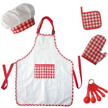 2Sets Rood Kinderschort Verstelbaar Voor En Bakplezier