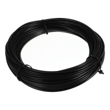 2St Zwarte Coated Staal Kabel, , Roestvrij En Isolerend