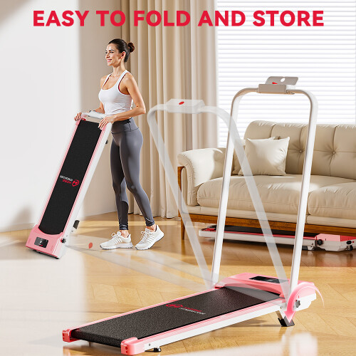 Foldable 2-in-1 Treadmill with LED Display 2