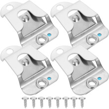 20Pièces Support Microphone Portable Métal Argent Facile Installation