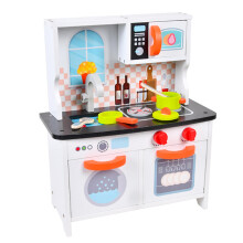 2Sets Duurzaam Kinderkeukenspeelgoed Witte Speelset