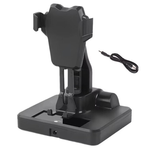 Suporte de Mesa Silencioso com Vibração Automática para Celular, Pedômetro e Função de Balançar.