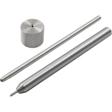 Eyelet Hole Punch Die Tool, 2mm Grommet Setter Hollow Punch (Includes Base & Ram) for Leather  Fabric Curtain DIY