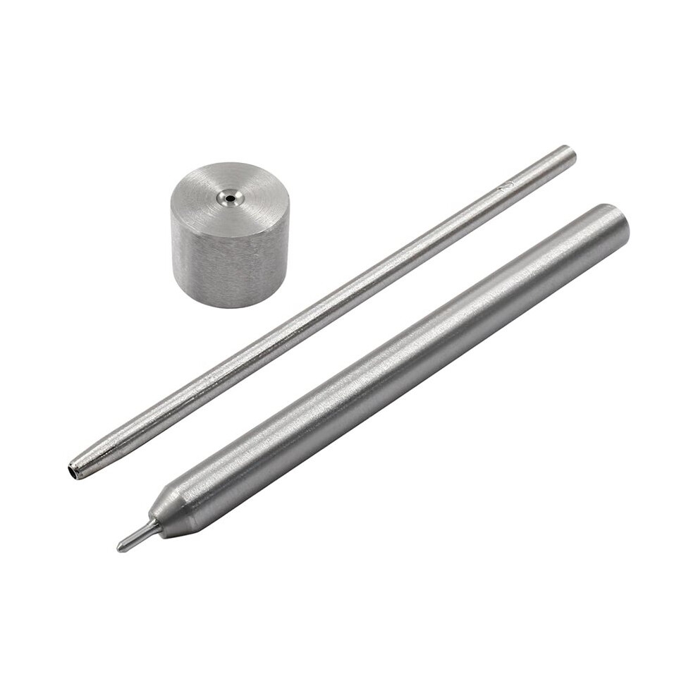 Eyelet Hole Punch Die Tool, 2Mm Grommet Setter Hollow Punch (Includes Base & Ram) For Leather Fabric Curtain Diy 4711947150180