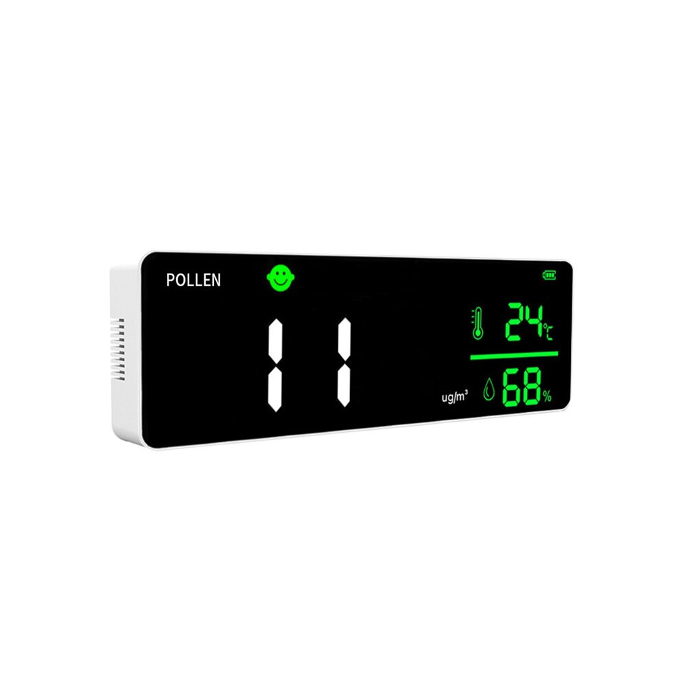 Dm1306p Pollen Detector Rechargeable Wall-Mounted Supports Data Storage Pollen Measurement Temperature Humidity Meter 4711371893233