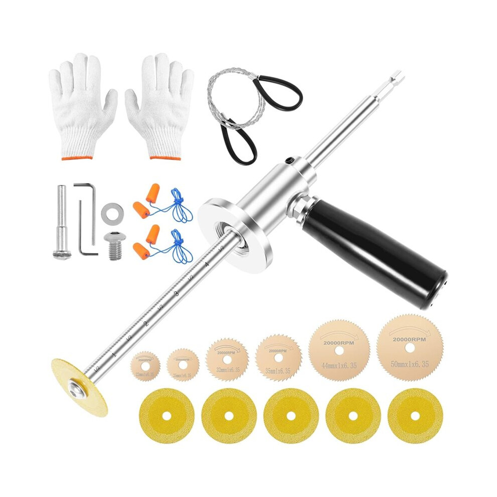 Inside Pipe Cutter For Pvc Pipe, Inside Pvc Pipe Cutte, Pvc Pipe Cutter Tool Set With Adjustable Depth Gauge For Plastic 6034191721899