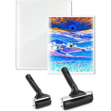 Gel Printing Plate A5 (5"X7") - No Aging & Bubbling, Reusable Gel Plates for Monoprinting -for Card Making, Journaling