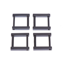 8Pièces Boucles Métalliques Rectangulaires Noires Pour Bandoulières