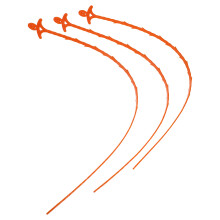 12Pièces Extracteur De Cheveux Drain Flexible Pour Évier Orange