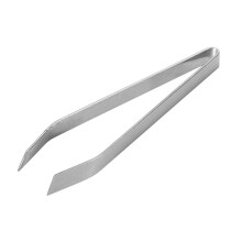 3Pcs Kitchen Fish Bone Tweezers Stainless Steel Silver Flat Slant