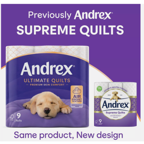 Andrex Andrex Ultimate Quilts Toilet Paper 45 Rolls 1