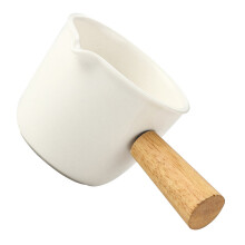 2St Keramische Melkkan Melkkop Melkopschuimer Met Elegant Design