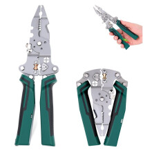 Multi-Function Foldable Wire Stripper with Voltage Tester,Wire Stripper &Tester for Stripping,Shearing,Peeling,Cutting