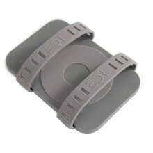 Multifunctional Strip Clip Case Phone Audio Decoder Storage Bag USB Pocket Phone Bag Magnetic Elastic Strap Kit Gray