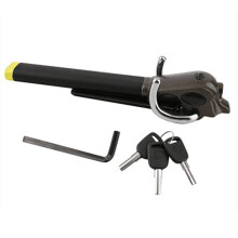 Foldable Car Steering Wheel Lock Enhanced Anti-Theft Security for Vehicle Safety and Protection