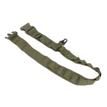 Cinturón de nylon verde OD, hebilla ajustable.