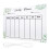 2Sets Clear Acrylic Memo Board Erasable Note Board for Home Office Use 1