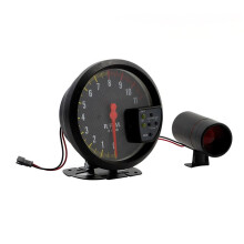 5 Inch Auto RPM 11000K Toerenteller Meter 7 Kleuren 12V Automobiel Gemodificeerd Elektronisch Instrument Universeel Zwart