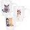 Keramikbecher Katzen 220 ml 3 Stk. 1