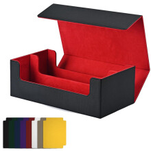 Caixa de Armazenamento de CartõEs para Cartas ColecionáVeis, Estojo de Baralho de Cartas, Porta-CartõEs com Fecho MagnéTico para Cartas de Jogo